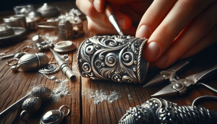 کاربرد نقره خام در جواهرات
