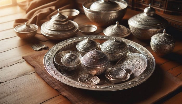 نقره و کاربرد آن در ساخت ظروف تزئینی 2