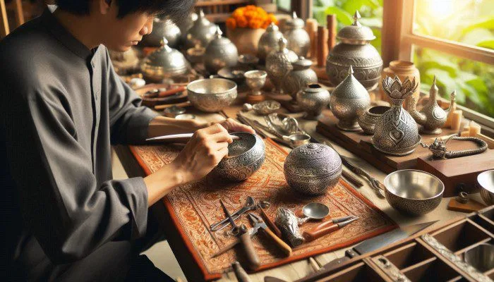 نقره و کاربرد آن در ساخت ظروف تزئینی