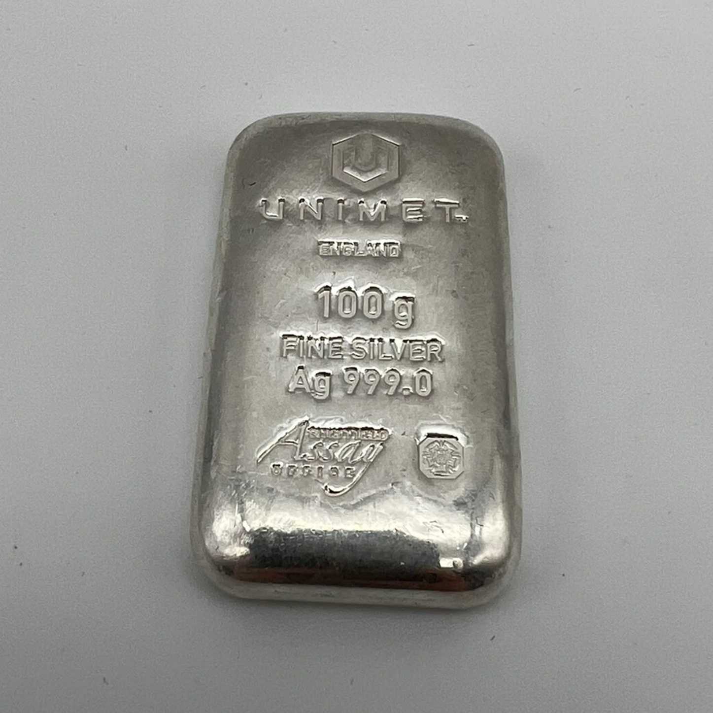شمش نقره 100 گرمی